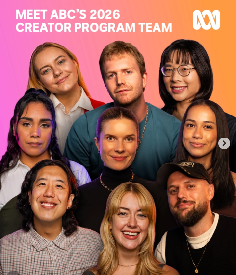 ABC team selected for 2026 Creator Program - RadioInfo Australia
